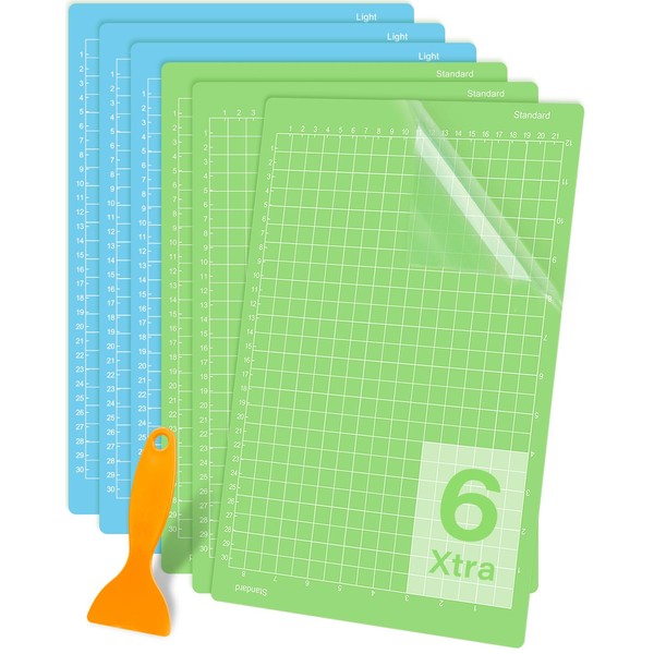 Gwybkq Cutting Mat for Cricut Joy Xtra 12x8.5in 6 Pack