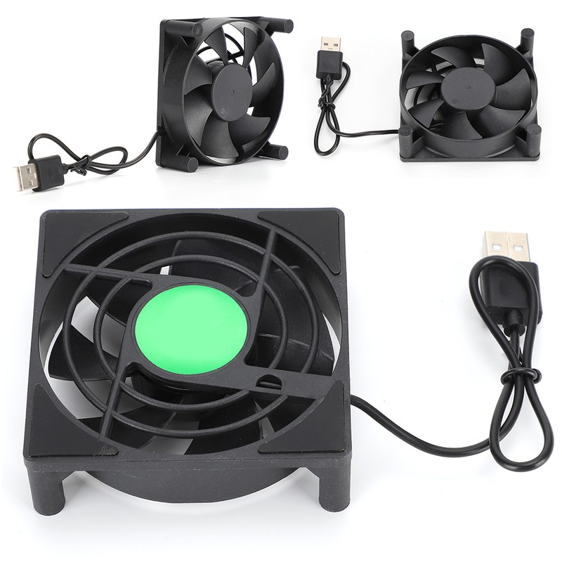 2pcs MINI Radiator Fan Player Box PC Router TV BOX