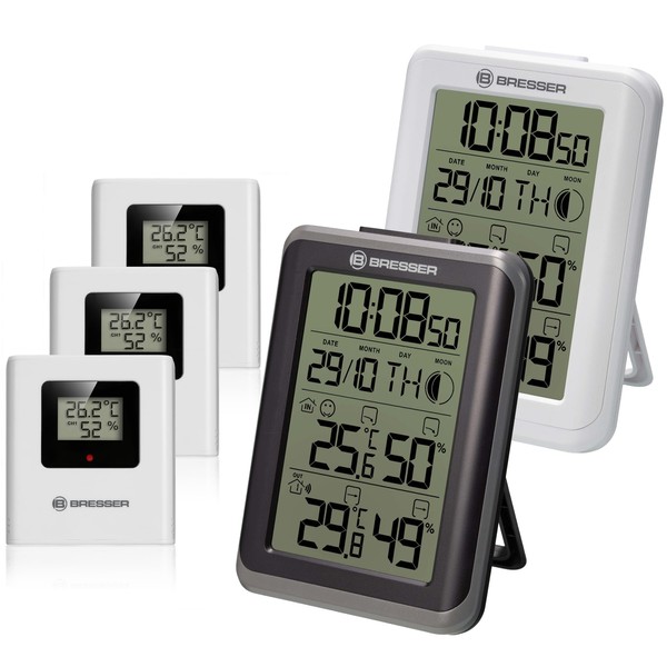 Bresser ClimaTemp IO 7000013 Weather Station Thermometer Hygrometer Set of