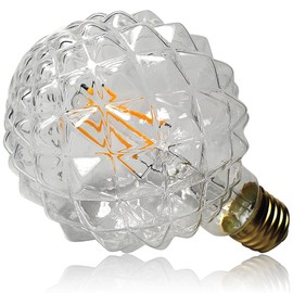 TIANFAN Edison Bulbs 2700K Vintage Led Bulb 4W Not Dimmable Specialty Decorative Light Bulb E26 110-130V (Pineapple)
