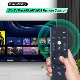 New Super3 Super4-X43 Remote Control Replacement Compatible for LETV LEECO Ultr TV Pro X55 X65 X60S (No Voice Function)