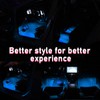 Sylvil Car LED Strip Light, 24 LEDs RGB Neon Interior
