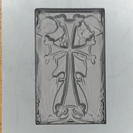 TVC Molds Cross 3D Graphite Ingot Mold Gold Silver Copper Tin Melting Casting Refining