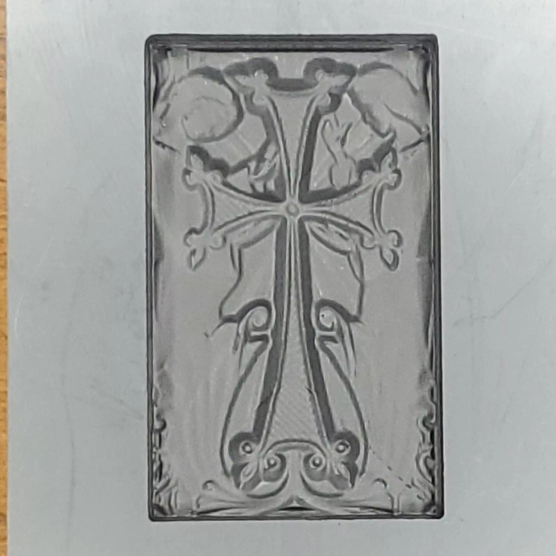 TVC Molds Cross 3D Graphite Ingot Mold Gold Silver Copper