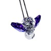 Rainbow crystal Violet Guardian Angel Crystal Suncatcher, 2.83 inch Long,