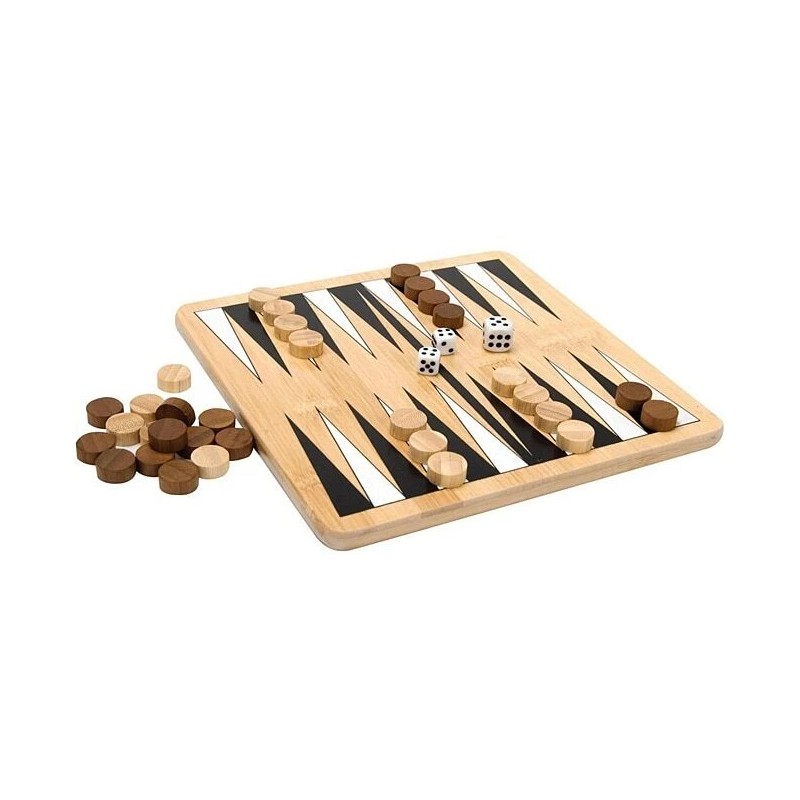 Schylling (new) Pandas Pick Eco Friendly Games Bamboo Backgammon