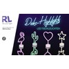 Reality Leuchten Cactus R55220101 LED Table Lamp Plastic Base White