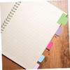 TEHAUX 24Pcs Writable Sticky Index Tabs for Organizing Notebooks Page