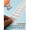 Gel Nail Strips 44Pcs, No UV Light Needed Gel Stickers,