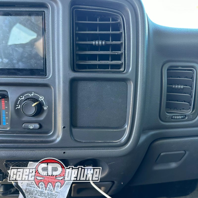 CARZDELUXE Blank dash trim cover for 1999-2007 Silverado Sierra premium