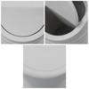 Waikhomes 2 Liters Mini Countertop Garbage Can with Lid, Swing