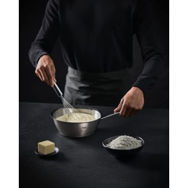 Fissler Original-Profi Collection / Edelstahl-Becherbesen (20 cm) Rühr-Schneebesen mittelgroß,Premium-Küchenhelfer