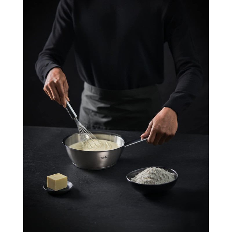 Fissler Original-Profi Collection / Edelstahl-Becherbesen (20 cm) Rühr-Schneebesen mittelgroß,Premium-Küchenhelfer