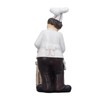 Resin Chef Statue Restaurant Dining Table Decor Figurine Ornament Kitchen