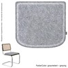 Feltd. Eco Felt Cushion Suitable for Marcel Breuer Thonet Model