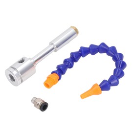Cold Air Cooling Gun Kit, Aluminum Alloy Vortexing Tube Flexible Universal Tube with Fitting