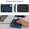 Koolertron One Handed Mechanical Gaming Keyboard with 24 Macro Keys,