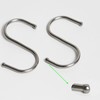 20 Pack S-Shaped Hanging Hooks, Versatile Pot Hangers, Closet Organizers,