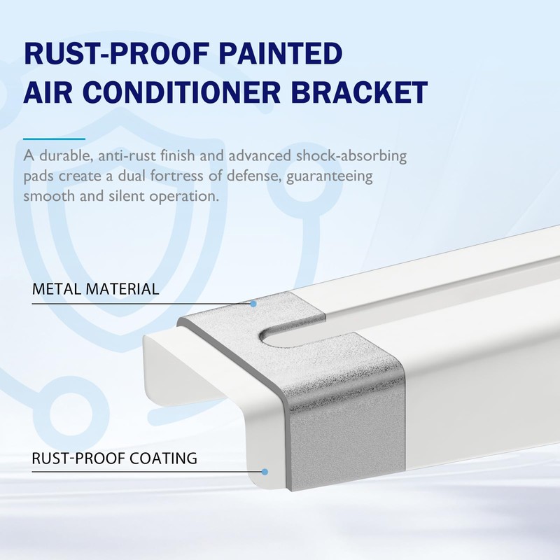 Mini Split Wall Mounting Bracket for Outdoor Condenser 7000-15000 BTU