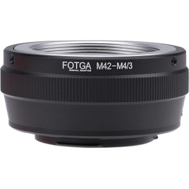 Hersmay Lens Adapter Ring for M42 42mm Screw Mount Lens to M4/3 Mount Camera For Olympus Pen and For Panasonic Lumix Micro Four Thirds (MFT, M4/3) Mount Mirrorless Camera Body