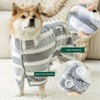 Dog Bath Towel - Pet Cat Bath Robe | Striped