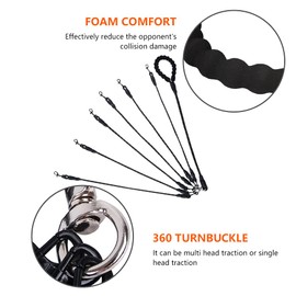 Six Dog Leash,Comfortable Six Dog with Reflective,360 Swivel No Tangle 6 Dog Training Leash,for Multiple Large Medium Small Dogs (Black 1, Six Leashes)