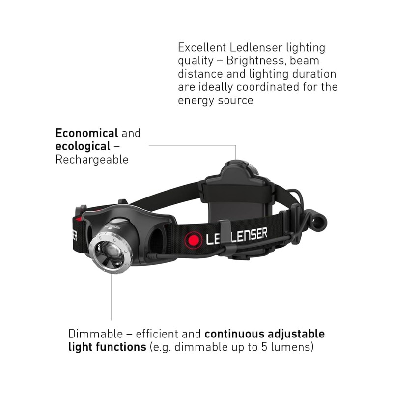LED Lenser H7R.2 Box Head Torch, Black , s