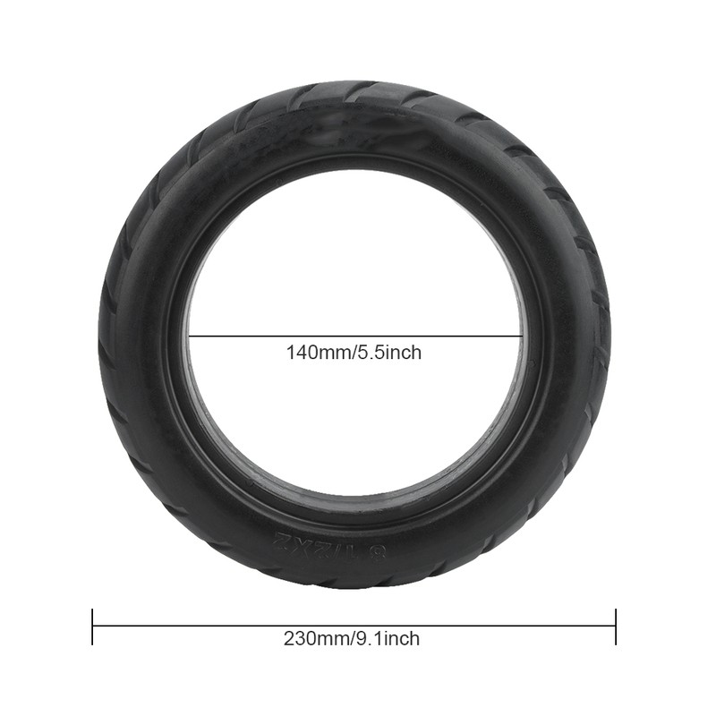 Front Rear Solid Tire Wheel Cover Tyre for Xiaomi Mijia