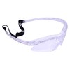 Python M3 Racquetball/Squash/Pickleball Eyewear (Eyeguard) (Black and Clear Frame) (Clear)