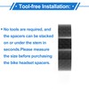 Hihaha Bicycle Headset Spacers 10mm Bike Handlebar Stem Spacers 31.8mm