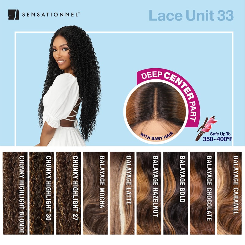 Sensationnel Dashly lace Front Wig - hand tied ear to