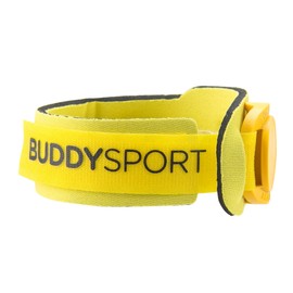 BUDDYSWIM - Chip holder made of elastic neoprene, the chip holder that attaches to the ankle is perfect for all kinds of sports, the holder is available in yellow colour.