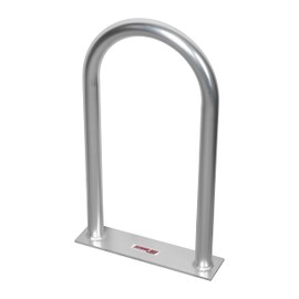 Extreme Max 3006.6904 Universal Aluminum Hand Rail with Base for Pool, Hot Tub, Dock & Deck - 24" H x 13" W