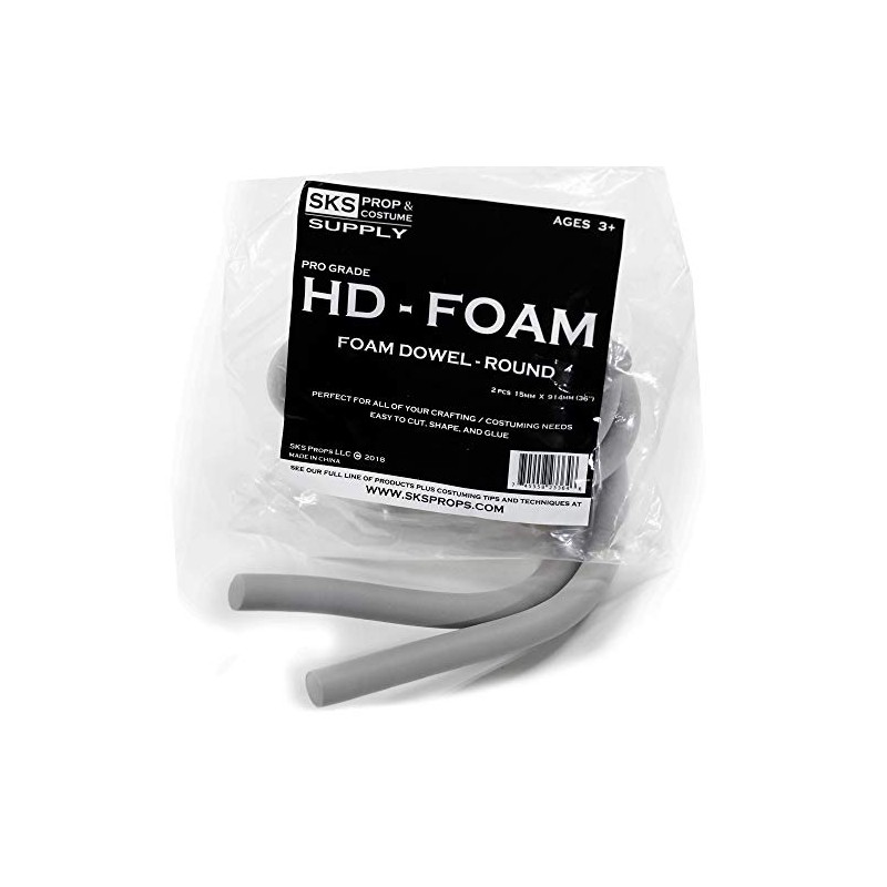 15mm Round Pro Grade HD Foam Dowel