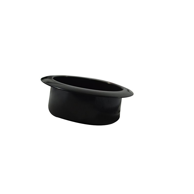 FR Universal Replacement Black Plastic Cup Holder, 3 1/2" Diameter