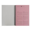 FasNote Spiral Notebook, A5, 160 Lined Pages, Wirebound, Journal for