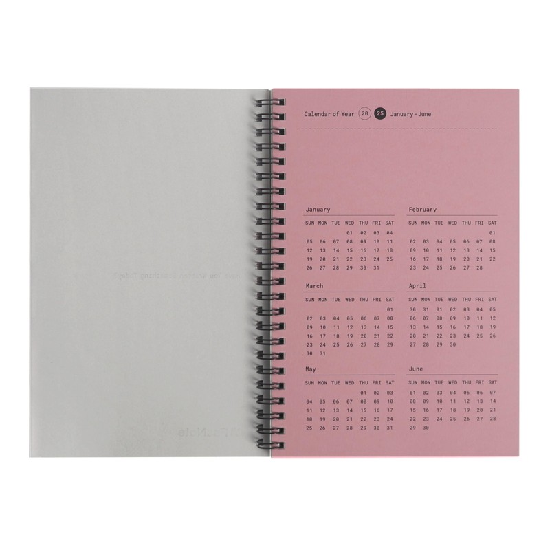 FasNote Spiral Notebook, A5, 160 Lined Pages, Wirebound, Journal for