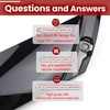 Windshield Pillar Trim Molding Left Right Side Compatible with Hyundai