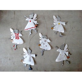 Good old Friends Winter Fairies - Heart, Red