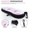 molshine Soft Sunglasses Case, Neoprene Zipper Glasses Case, Portable Glasses