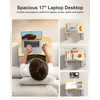 Lap Desk for Adults with Arm Rests,Ergonomic Laptop Pillow Stand