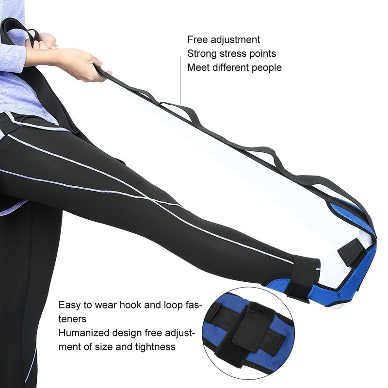 Professional Stretching Belt Yoga Pilates Leg Strap Rehabilitation Belt Fitness