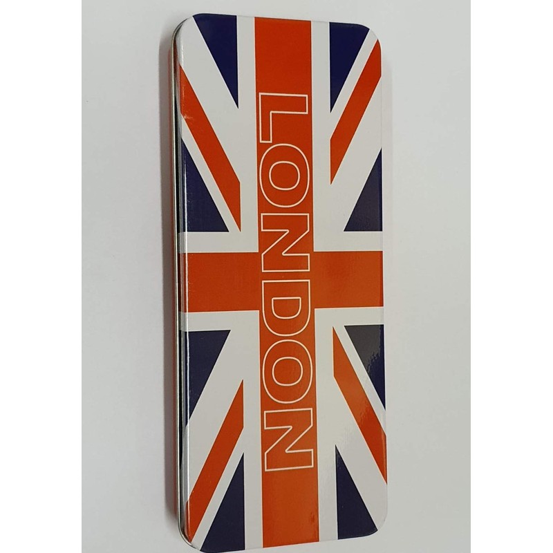Souvenir Pencil Box - Union Jack and London Printed Pencil