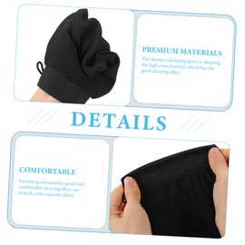 Healeved 6pcs Exfoliating Bath Mitts for Skin Cleaning Comfortable Shower Gloves for Body Scrub for Legs Back and Arms Promotes Circulation and Refreshes Skin