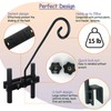 NEECONG Deck Hook Rail Suitable for Hanging Flower Baskets Wind