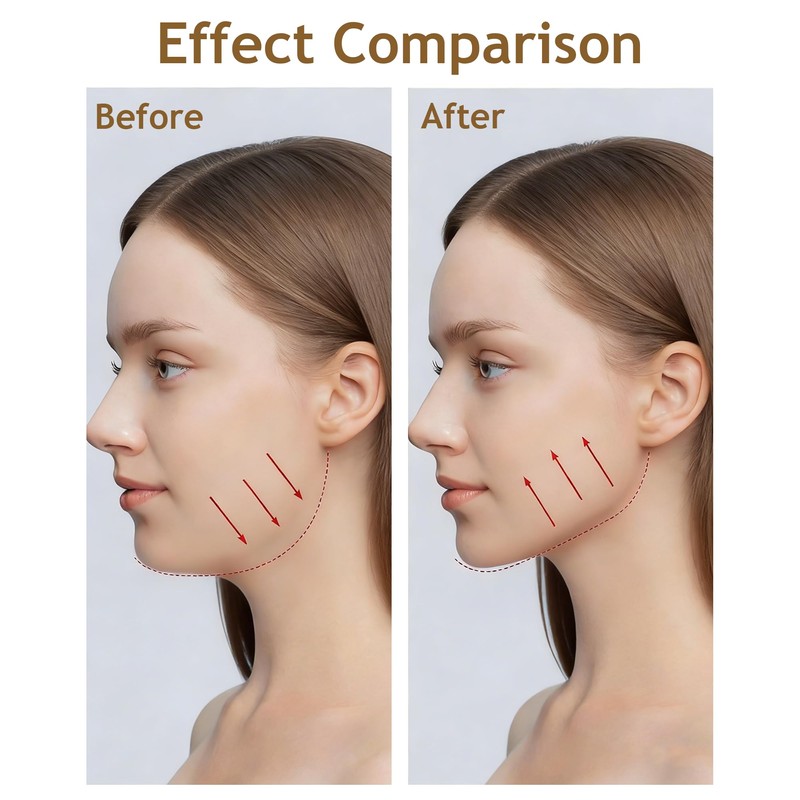 Yotlein Lymphatic Face Brush, Relieves Fatigue, Chin and Jawline Sculpting,