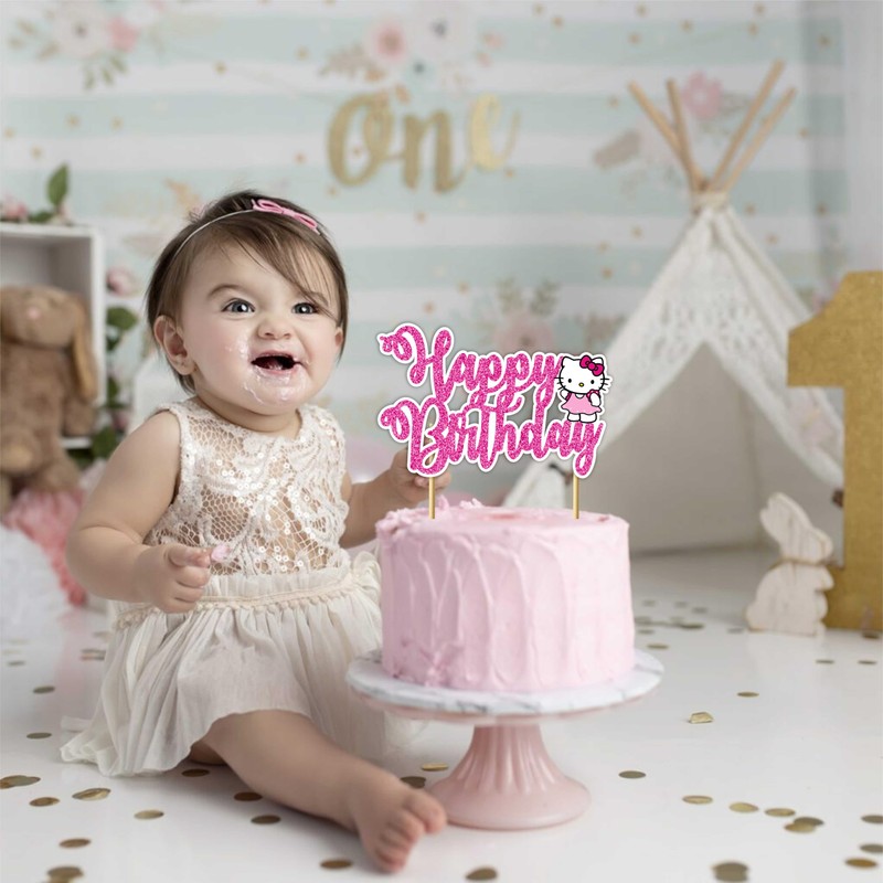 Hello Kity - Decoración para tartas de cumpleaños