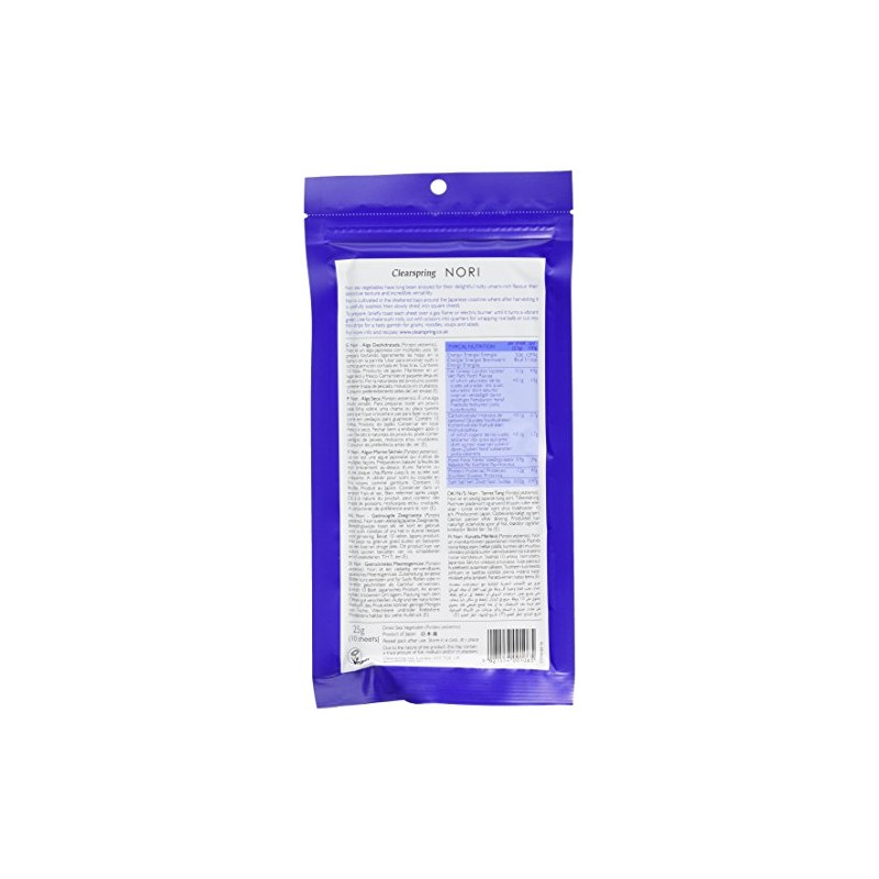 Clearspring Nori Sheets, 25 g
