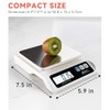 BOMATA 0.1g High Precision Food Scale, USB Rechargeable, 13lb Digital