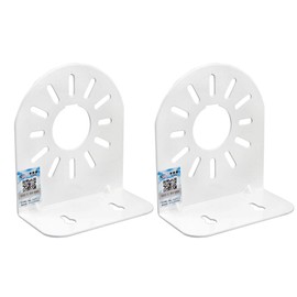 compcctv Soporte universal para cámara domo en forma de L, soporte de pared de techo universal para cámara de seguridad CCTV Hikvision, soporte de cámara de seguridad CCTV, paquete de 2